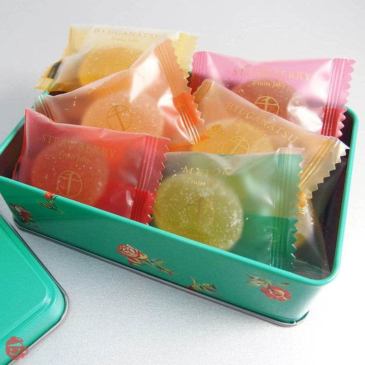 ギフト お菓子 ゼリー 詰合せ パティスリー銀座千疋屋 缶入りひとくちフルーツゼリーの画像