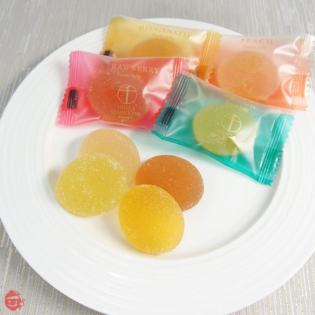 ギフト お菓子 ゼリー 詰合せ パティスリー銀座千疋屋 缶入りひとくちフルーツゼリーの画像
