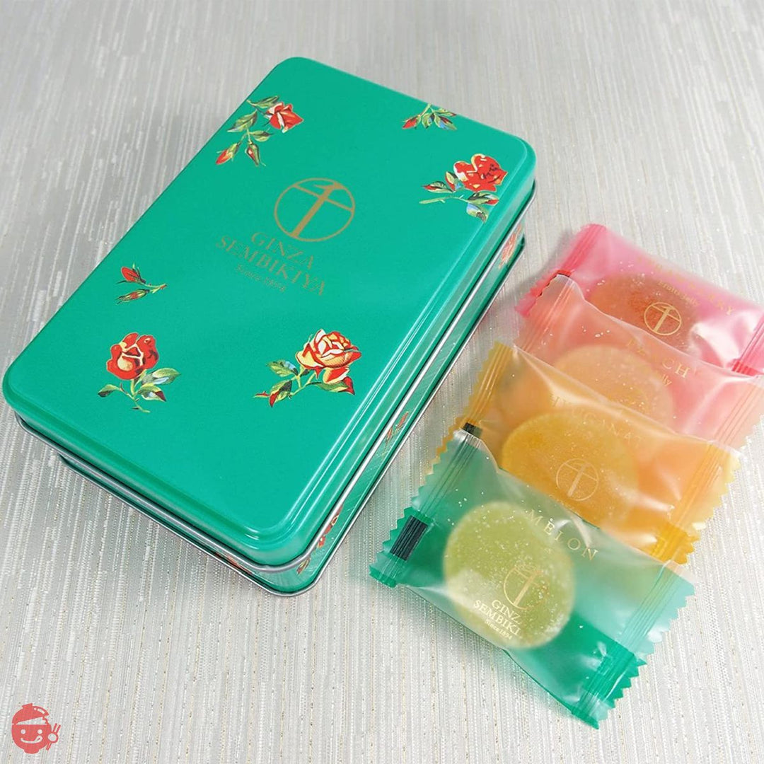 ギフト お菓子 ゼリー 詰合せ パティスリー銀座千疋屋 缶入りひとくちフルーツゼリーの画像