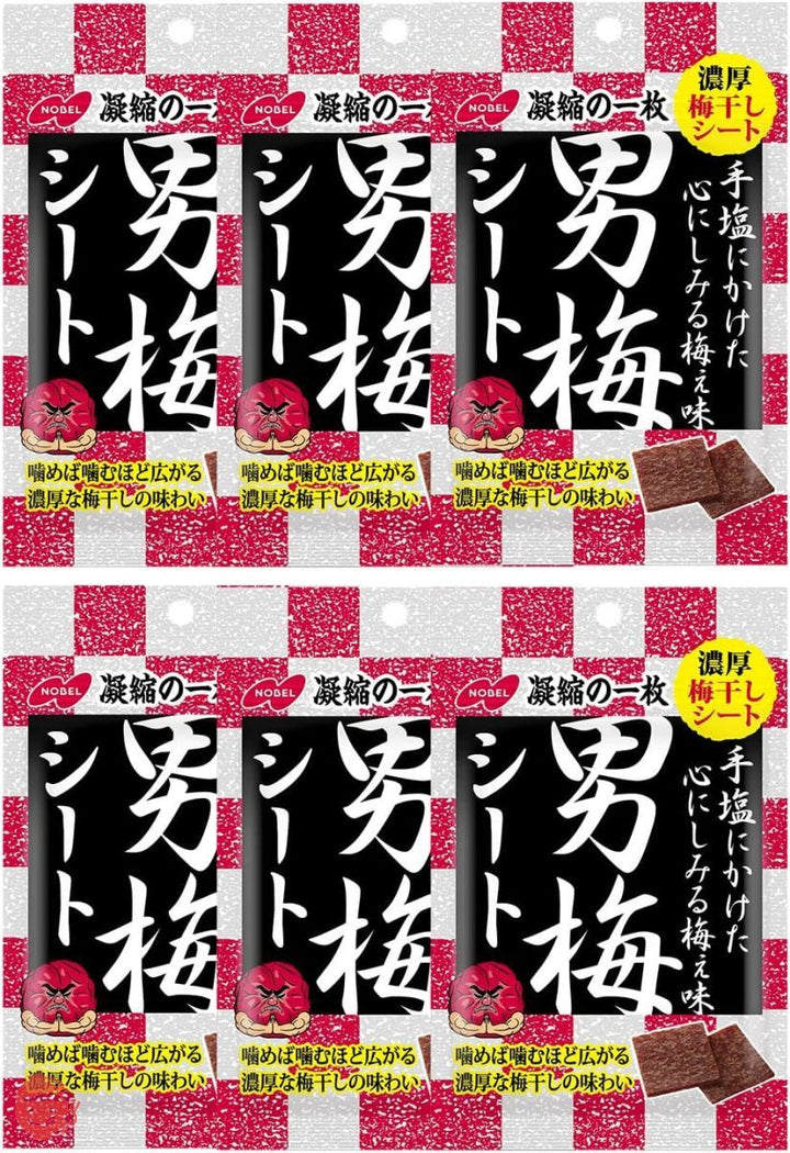 ノーベル 男梅シート 27g×6個の画像