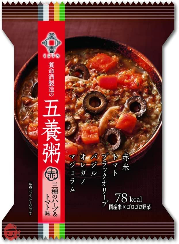 養命酒製造 やくぜんシリーズ 五養粥 赤 20.4g×10個の画像