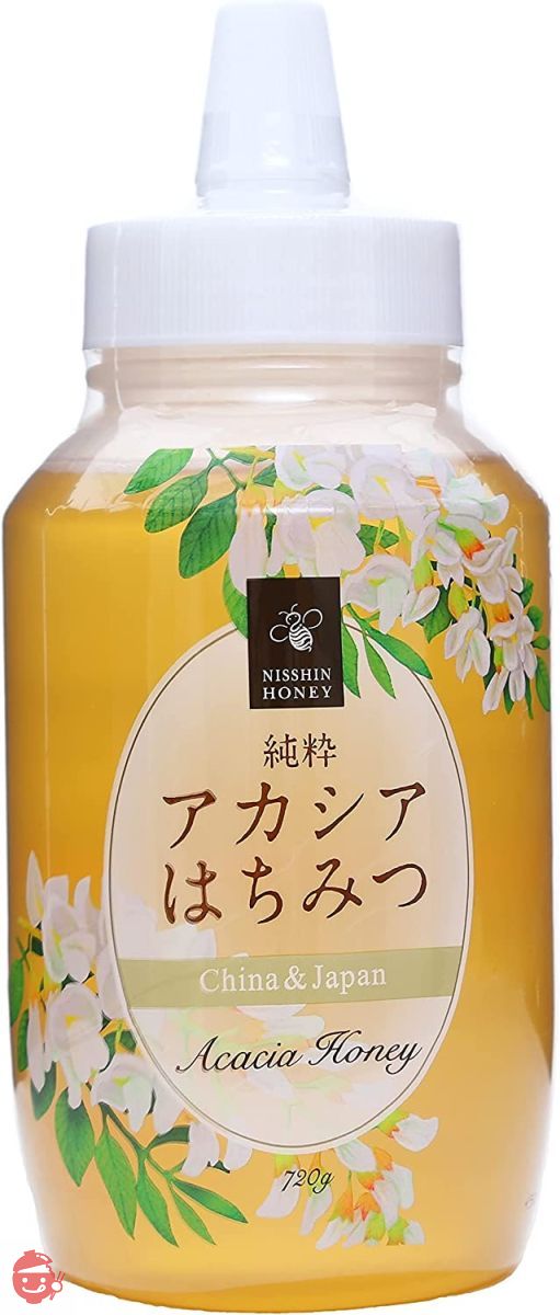 日新蜂蜜 純粋アカシアはちみつ 720gの画像