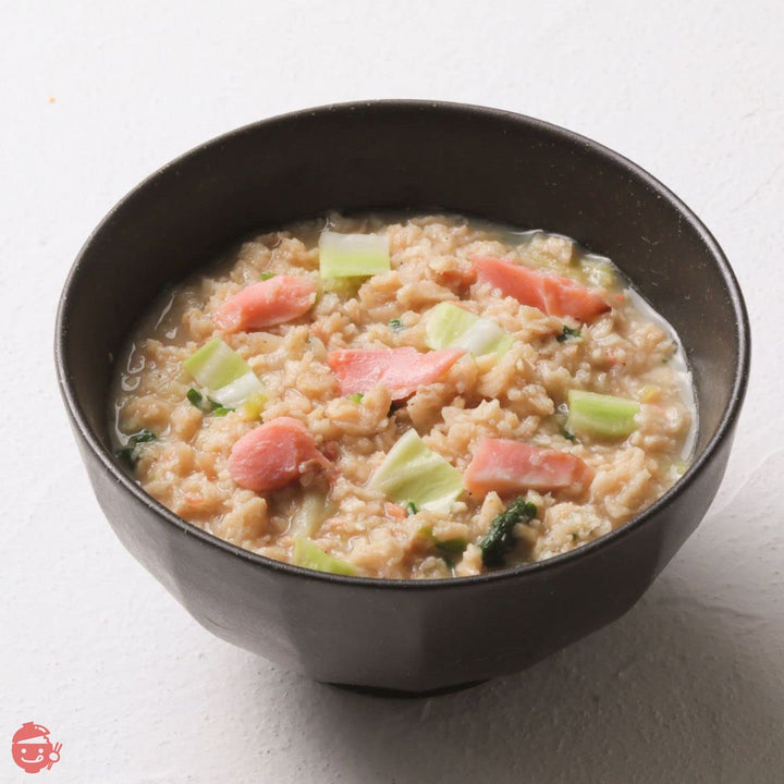 【単品】たんぱく雑炊 10食 たんぱく堂 雑炊 ソイライス 大豆 置き換え ヘルシー 低糖質 糖質オフ 糖質制限 (鮭味噌風)の画像
