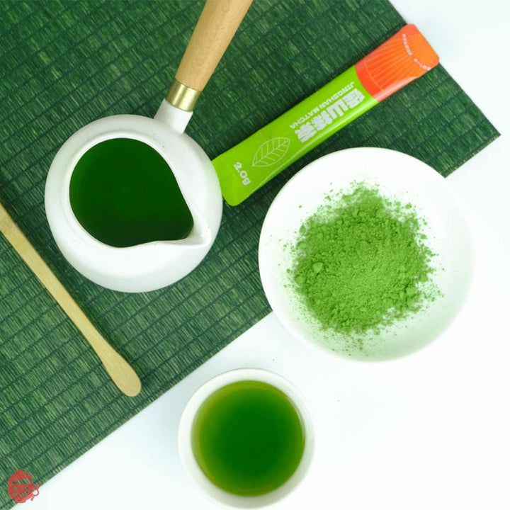 楽哉 抹茶 スティック 無添加 25本入り 抹茶 パウダー 粉末 煮出し・水出し両用の画像