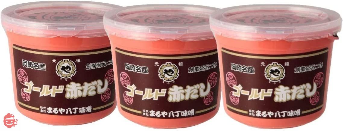 3個セット] まるや八丁味噌 八丁みそ ゴールド赤だし 900g – Japacle