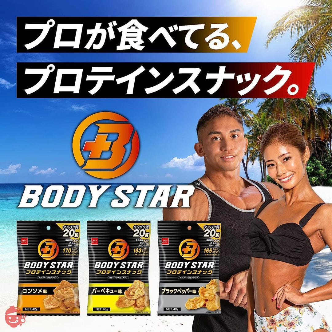 【公式】おやつカンパニー プロテインスナック ブラックペッパー 40g×12入の画像