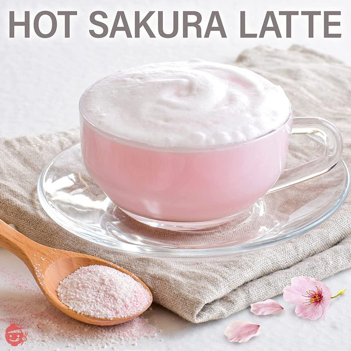 桜ラテ 100g 粉末ドリンク 国産 桜をブレンドしたラテ ラテ 製菓用でお菓子作りにも 京都宇治ヤマサンの画像