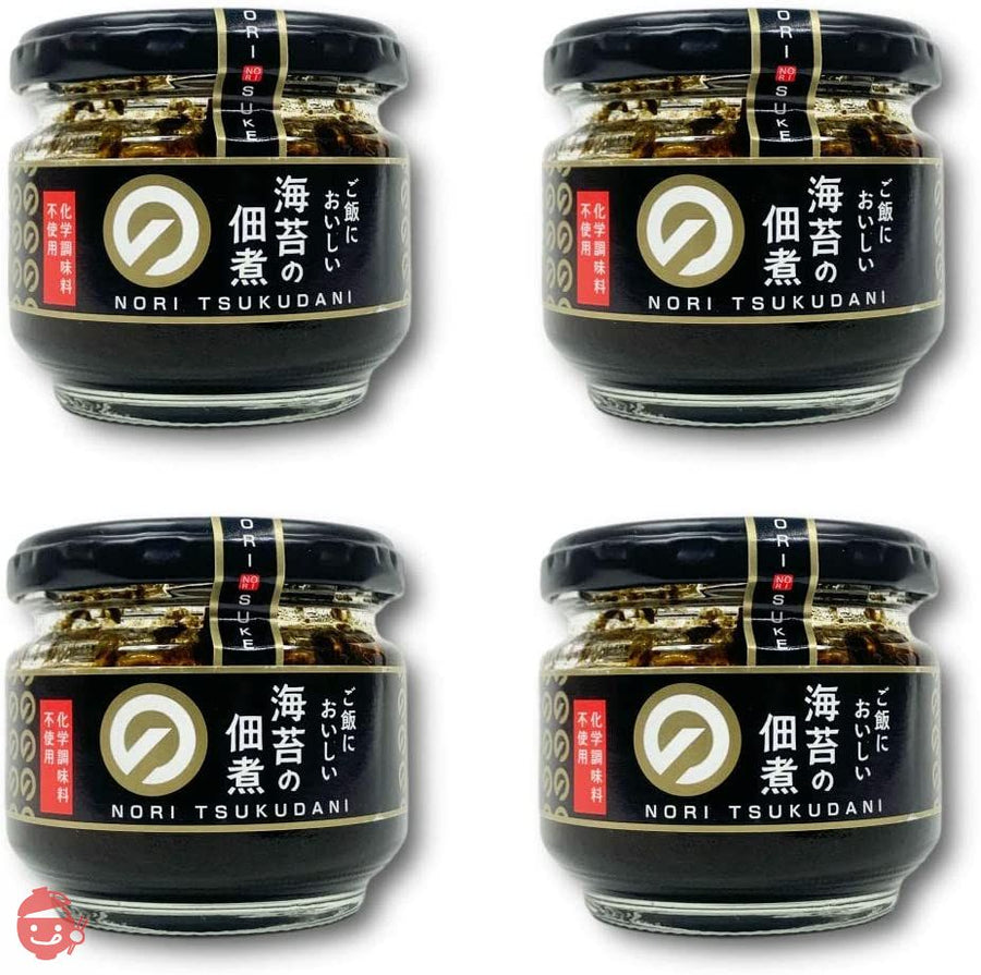 のりすけご飯においしい海苔の佃煮(化学調味料無添加) 90g×4の画像