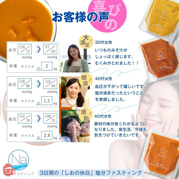 【塩分ファスティング】公式サポート食 食塩不使用の野菜スープYOSOU 24個セット(4種類×6個=1食230g×24個) White Box 塩分を摂取しない数日を過ごす塩分ファスティング 塩の休日の画像