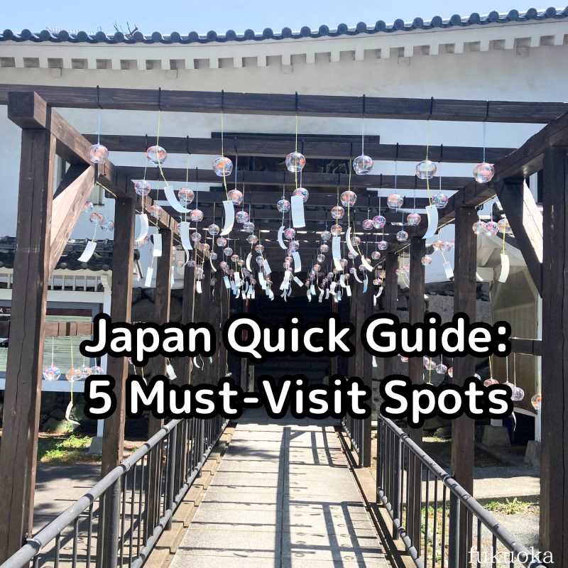 Japan Quick Guide: Top 5 Must-Visit Destinations for Travelers!