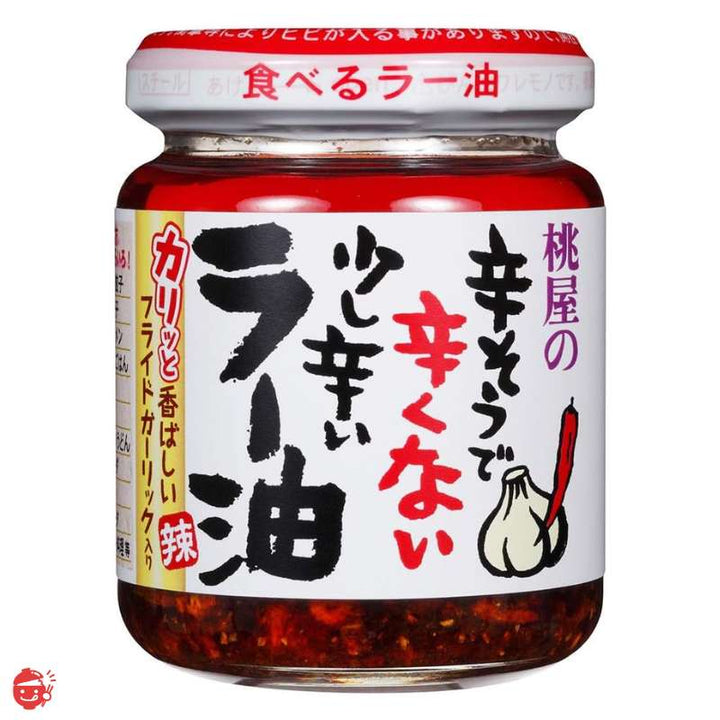 Momoya Chili Oil with Fried Garlic 110g x 6 bottles [Rice accompaniment]
