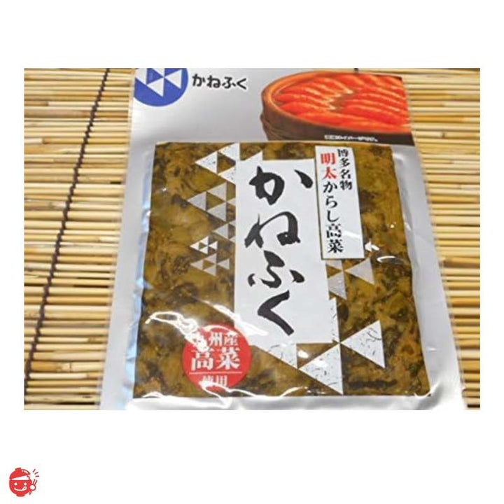 兼福芥末高菜（明太鱼）80g x 2 袋 博多特产/芥末高菜 [附饭]