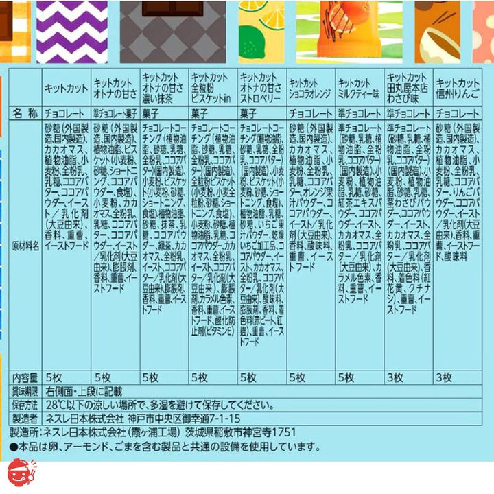 Nestle KitKat Mini Variety Party Box 70 pieces [Chocolate] *Set contents may change depending on the season