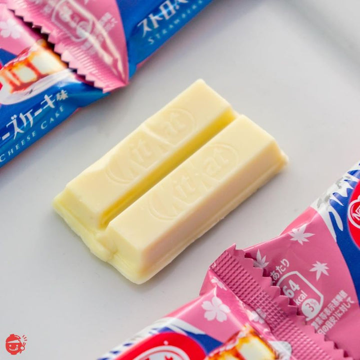 Nestle Japan KitKat Mini Strawberry Cheesecake Flavor Mount Fuji Pack 9 Pieces [Chocolate]