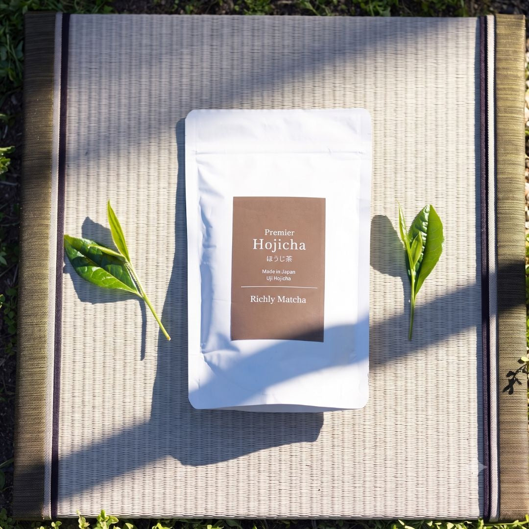 Uji hojicha roasted Japanese green tea