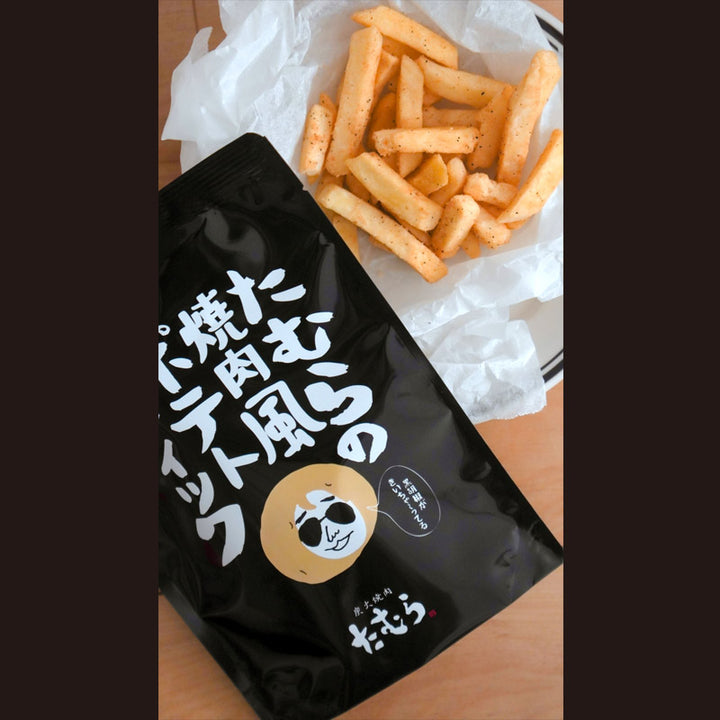 [Yakiniku Tamura] Tamura's Yakiniku-style Potato Sticks &lt;Tamuken's Snacks&gt; Set of 4