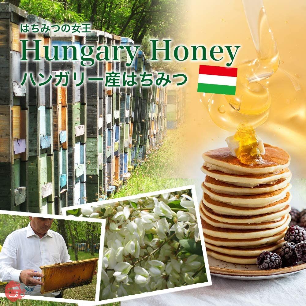 [熊手のはちみつ] ハンガリー産アカシア はちみつ (1kg瓶) 100％純粋 ハチミツ 蜂蜜の画像