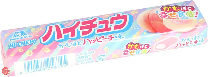 森永製菓 ハイチュウ<かむほどハッピーチ味> 12粒×12個の画像