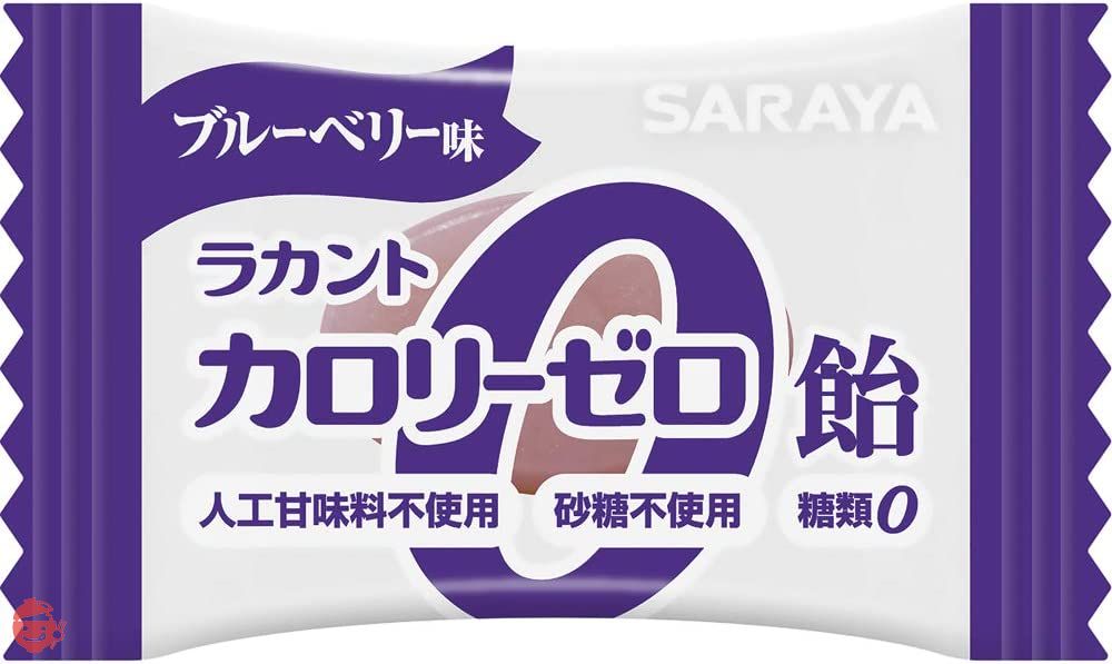 サラヤ ラカントカロリーゼロ飴 ブルーベリー味 40g ×6袋の画像