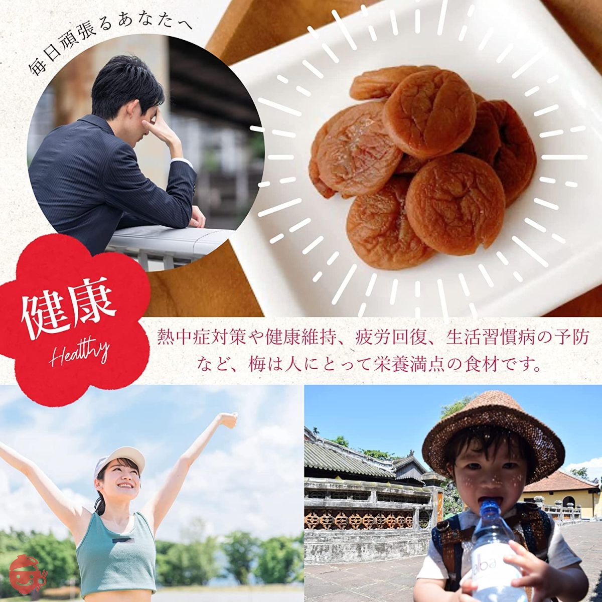 Nohana -minoka- Mellow Dried Plum Seedless Sweets Individually