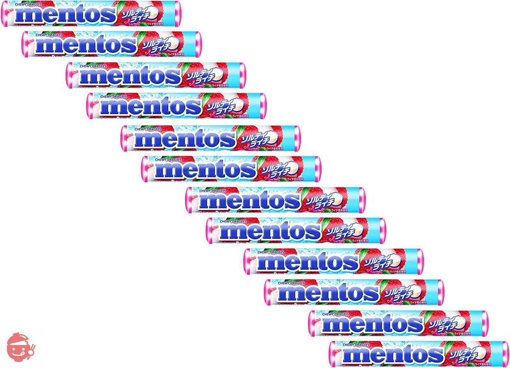 Kracie Foods Mentos Salty Lychee 37.5g x 12 pieces – Japacle