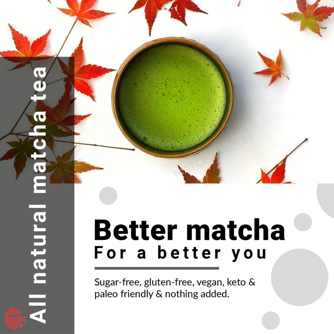 Matcha Moon 京都 宇治 抹茶 オーガニック 有機 栽培 無農薬 無添加 粉末 パウダー - Organic Ceremonial Grade Japanese Matcha 30gの画像