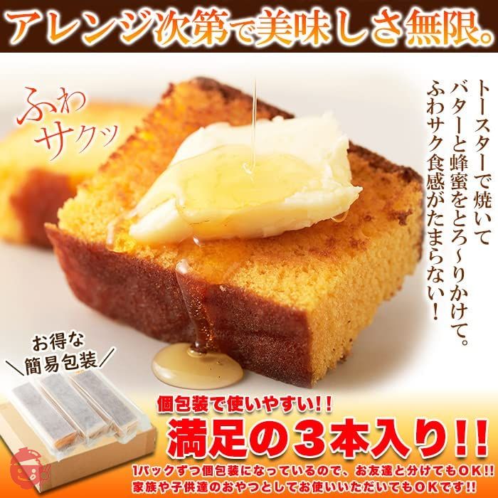 Tennen Seikatsu Nagasaki Castella (3 pieces) large capacity