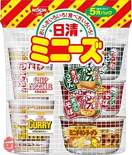 日清食品 日清ミニーズ [東] 1パック5食入り 205g×6パックの画像