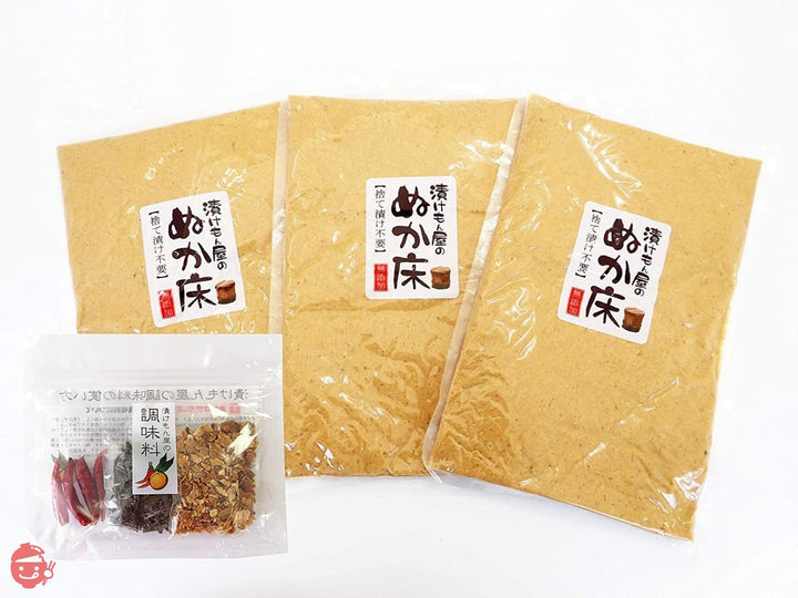 [樽の味] 漬けもん屋 の 熟成 ぬか床 800g×3袋 セットと 漬物専用 調味料 セット 無添加 国産 原料 発酵の画像