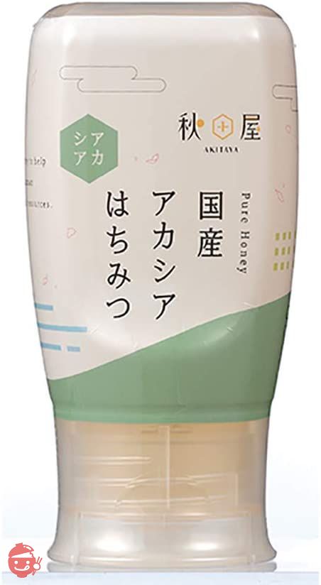 ［国産純粋］はちみつ専門店秋田屋 アカシアはちみつ 300g 倒立容器ハチミツの画像