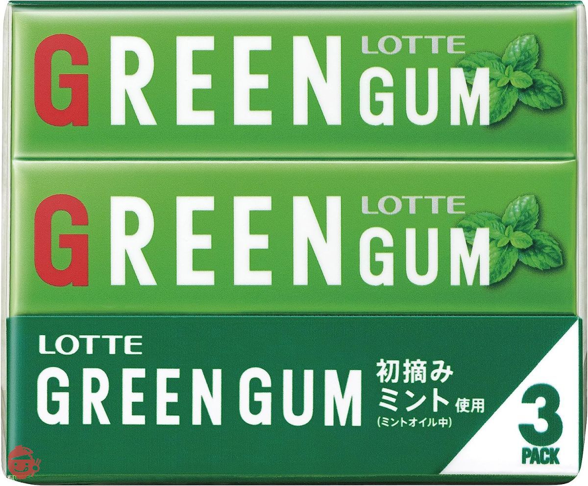 Lotte green gum 3 packs x 10 – Japacle