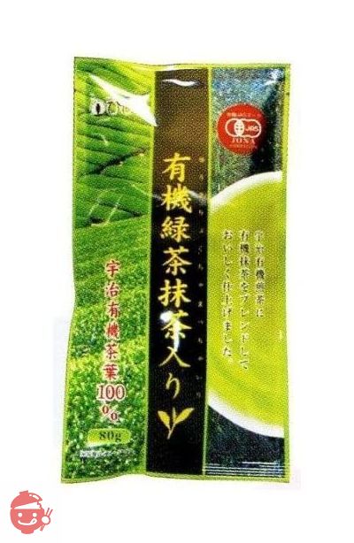 ひしわ 宇治有機緑茶(抹茶入り) 80gの画像