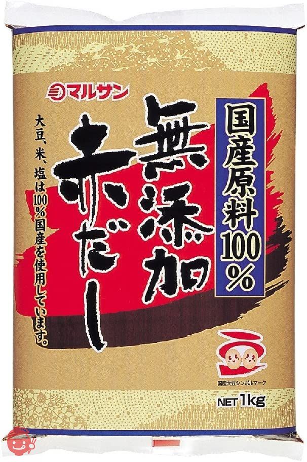 マルサン 国産原料100%無添加赤だし 1kgの画像