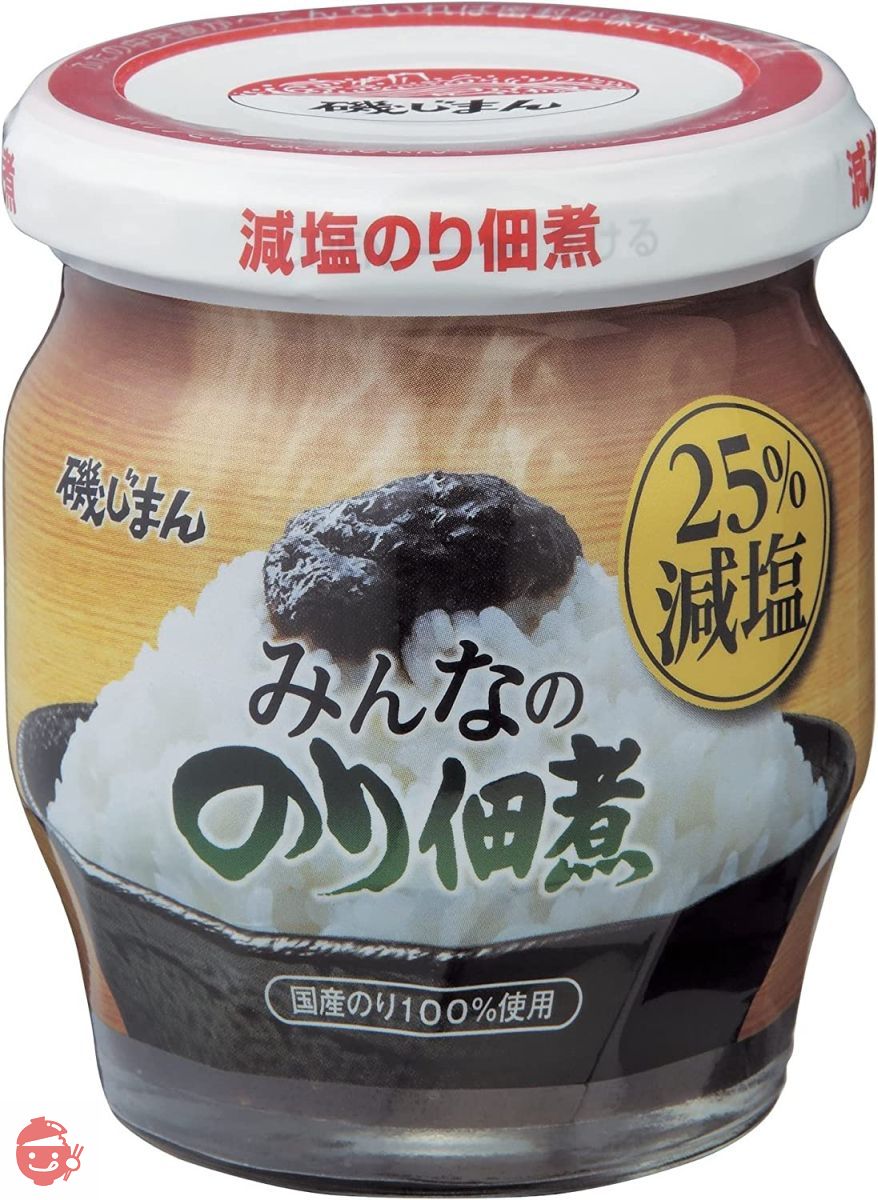 磯じまん みんなののり佃煮25% 減塩 145g ×12個の画像