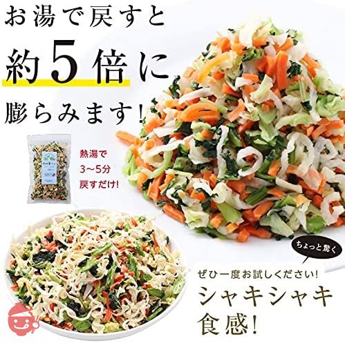 山下屋荘介 私の楽ベジ 乾燥野菜 ミックス ( 100g / キャベツ 大根 にんじん 玉ねぎ 小松菜 / ネコポス ) ドライ 野菜 ベジタブル 長期保存 保存食 具材 簡単調理 国産 / 手土産 プレゼント ( / ギフト / プレゼント )の画像