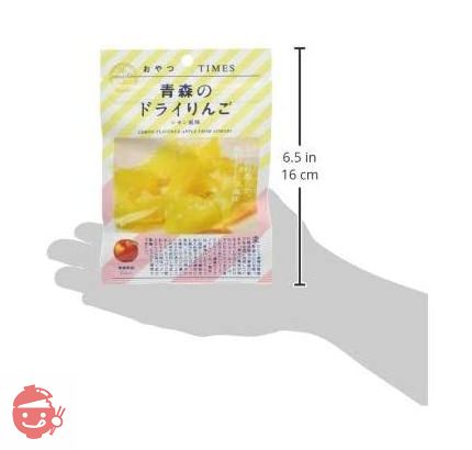 おやつTIMES 青森のドライりんご レモン風味 30g ×10袋の画像