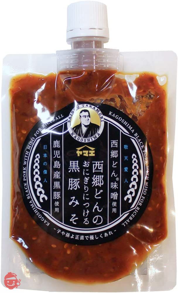 ヤマエ食品 西郷どんのおにぎりにつける黒豚みそ 180g ×3個の画像