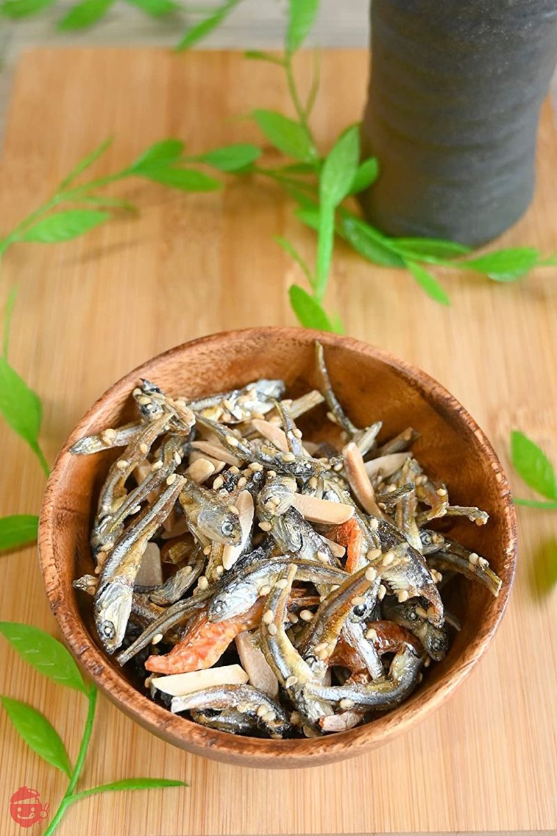 dry tiny fish in box Almond Small Fish Dried Shrimp [Domestic Small Fish x American Almond – Japacle