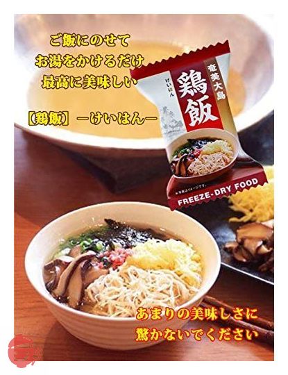 具だくさん 鶏飯 (フリーズドライ)×10個 奄美大島開運酒造 郷土料理 お茶漬けみたいにササッと食べられる手軽で便利な一品の画像