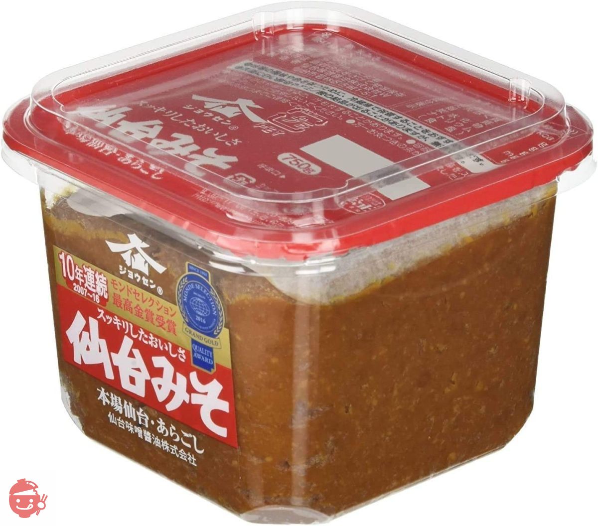 Set] Sendai Miso Soy Sauce Authentic Sendai Miso Cup 750g x 2
