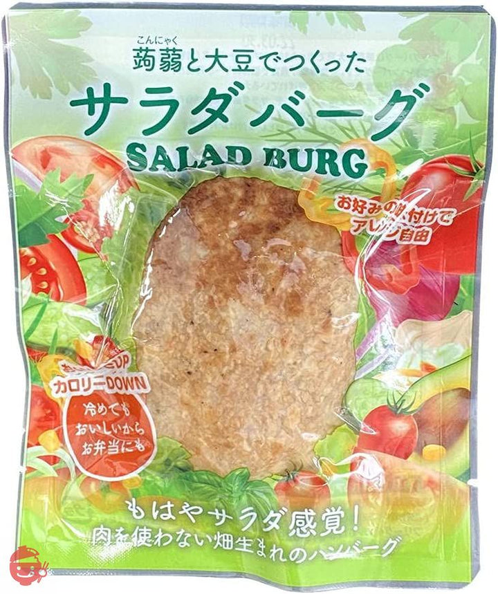 ビーガン食品 レトルト ヴィーガン食品 代替肉 ハンバーグ 肉を使わない畑生まれのハンバーグ 蒟蒻と大豆でつくったサラダバーグ 90g×5袋　常温保存 プラントベース 植物由来 疑似ミート フェイクミートの画像