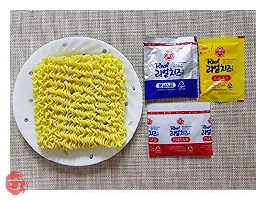 [オットギ] リアル チーズ ラーメン 5個入 / 韓国食品 / 韓国ラーメン (海外直送)の画像