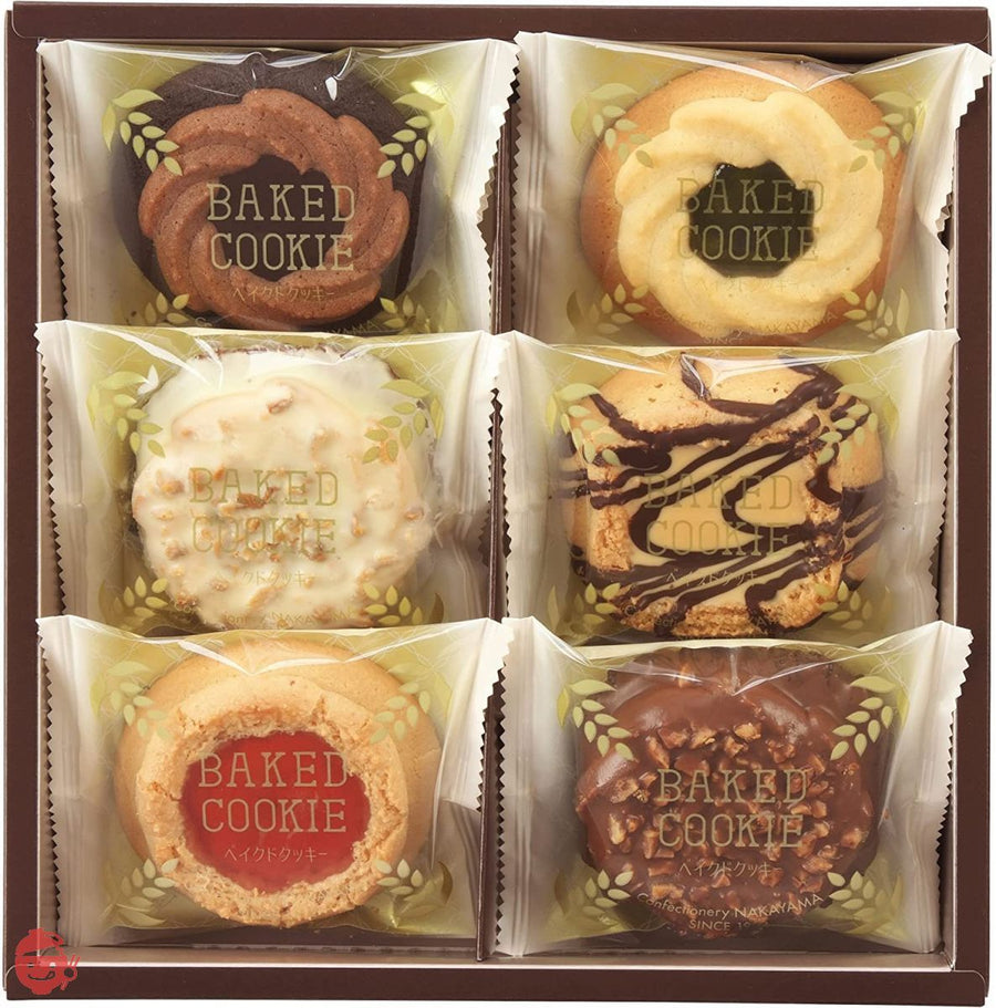 中山製菓 ベイクドクッキー 1箱(6個)の画像