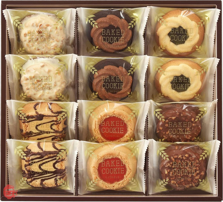 中山製菓 ベイクドクッキー 1箱(12個)の画像