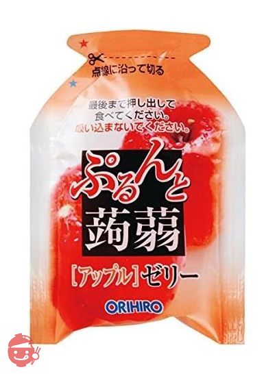 Orihiro Plandu Purunto Konjac Jelly Pouch Apple + Grape 20g x 12