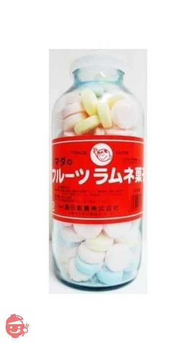 島田製菓 フルーツラムネ菓子(大瓶) 250g ミックスフルーツ 1 個の画像