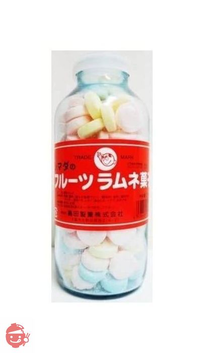 Shimada confectionery fruit ramune candy (large bottle) 250g mixed