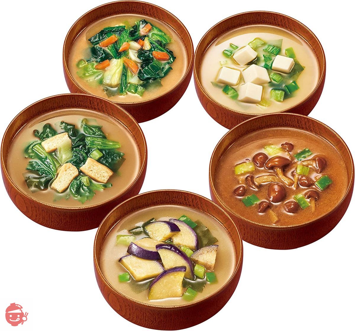 Asahi group food low salt usual miso soup 5 meals variety set 44.2