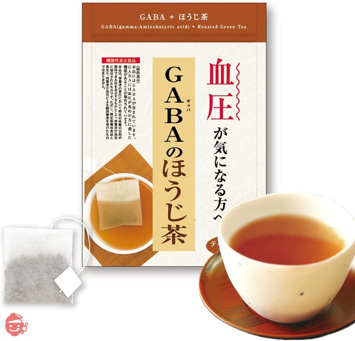荒畑園[機能性表示食品] GABAのお茶 高血圧が気になる方へ ほうじ茶 ティーバッグ 【 3g×30包　30日分】の画像