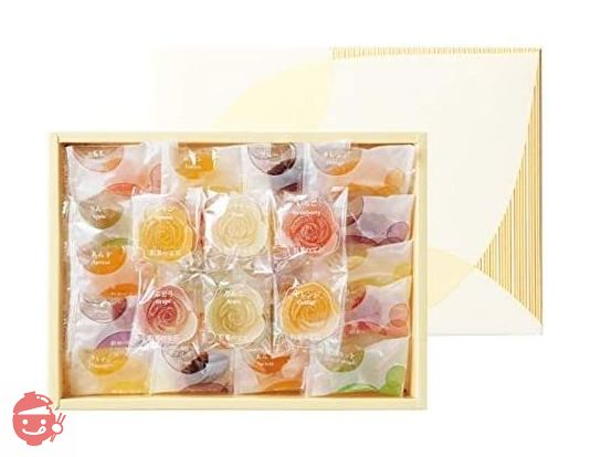 彩果の宝石 フルーツ＆フラワーゼリーコレクション（フルーツゼリー21種54個入り）の画像